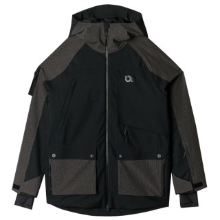 Чоловіча зимова куртка 4F Technical Jacket M511 чорний/сірий DEEP BLACK