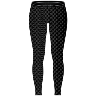 Жіноча функціональна нижня білизна Icebreaker W Mer 260 Vertex Leggings On-Piste чорний/білий Black/Snow/J