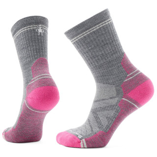 Жіночі шкарпетки Smartwool W Hike Light Cushion Crew сірий/рожевий power pink