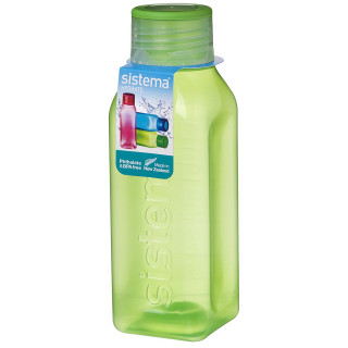 Láhev Sistema Square 475ml zelená