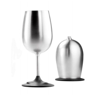 Стакан GSI Outdoors Glacier Stainless Nesting Wine срібний