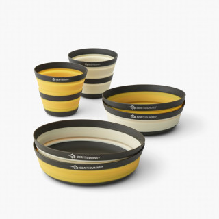 Набір посуду Sea to Summit Frontier UL Collapsible Dinnerware Set 2P 6 Piece жовтий/білий