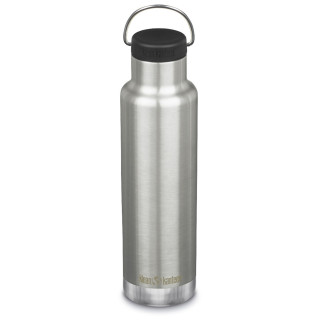 Термос Klean Kanteen Insulated Classic 20oz (w/Loop Cap) срібний Brushed Stainless