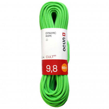 Альпіністська мотузка Ocún CULT WR 9,8mm 40m зелений