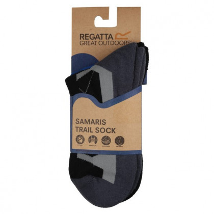 Чоловічі шкарпетки Regatta 2pkOutdoorActvSck чорний/сірий