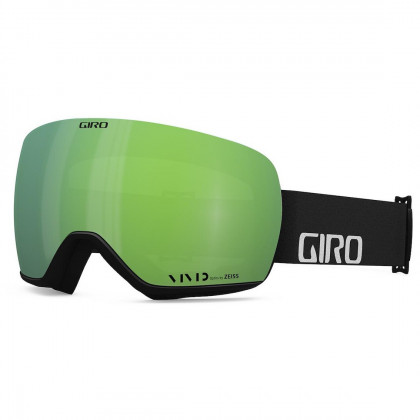 Лижна маска Giro Article Black Wordmark Vivid Emerald/Infrared (2skla)