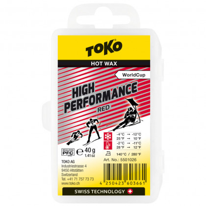 Віск TOKO High Performance red 40 g