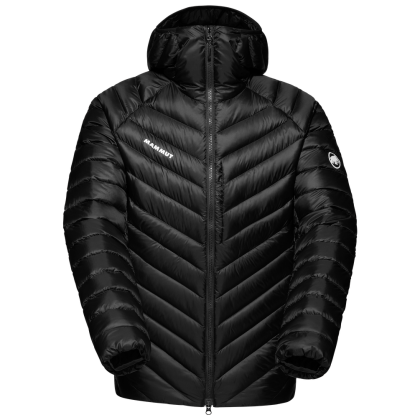 Чоловіча пухова куртка Mammut Broad Peak IN Hooded Jacket Men чорний black