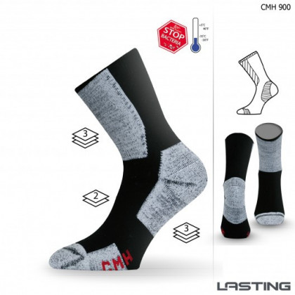 Шкарпетки Lasting CMH сірий/чорний