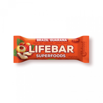 Батончик Lifefood Plus бразильський з гуараною BIO