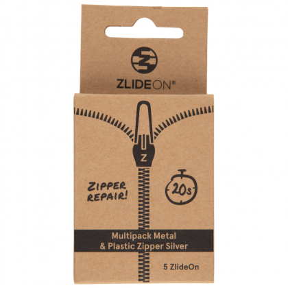 Гаджет для подорожей ZlideOn Multipack Metal & Plastic Zipper срібний