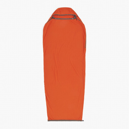 Вкладиш для спального мішка Sea to Summit Reactor Fleece Liner Mummy Compact червоний/помаранчевий