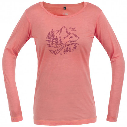 Жіноча футболка Direct Alpine FURRY LONG LADY рожевий