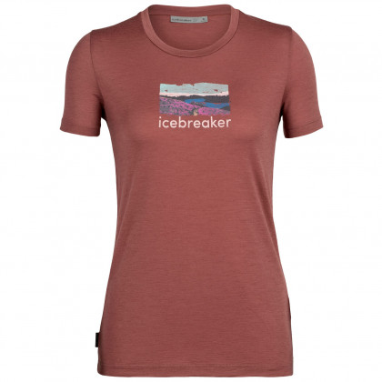 Жіноча футболка Icebreaker Women Tech Lite II SS Tee Trailhead червоний