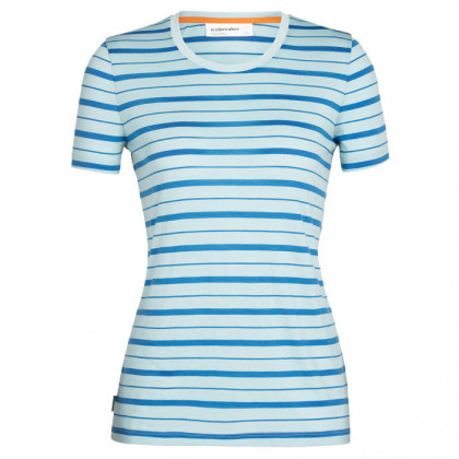 Жіноча футболка Icebreaker Women Wave SS Tee Stripe синій