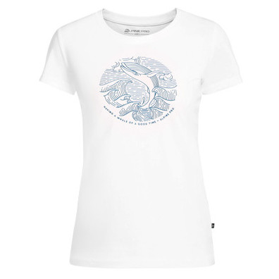 Жіноча футболка Alpine Pro Planeta білий
