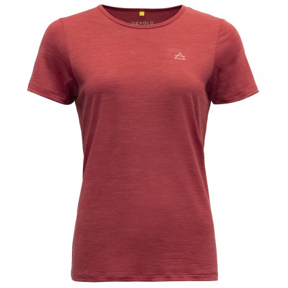Жіноча функціональна футболка Devold Valldal Merino 130 Tee Wmn червоний