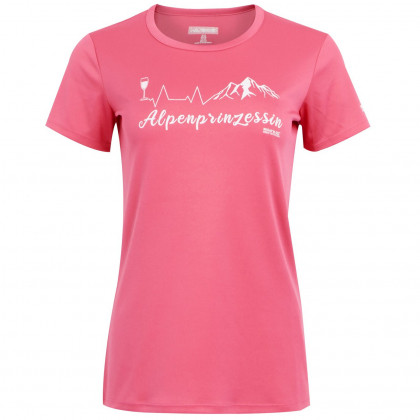 Жіноча футболка Regatta Wmn Fingal Slogan рожевий