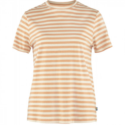 Жіноча футболка Fjällräven Striped T-shirt W жовтий/білий