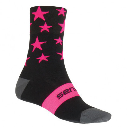 Ponožky Sensor Stars černé/růžové černá/růžová černá/růžová