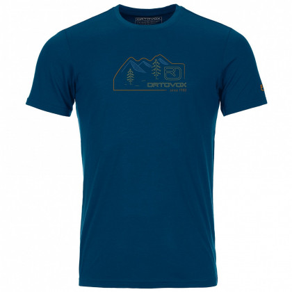 Чоловіча футболка Ortovox 140 Cool Vintage Badge T-Shirt синій