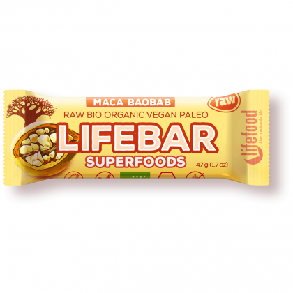 Батончик Lifefood Plus Baobab вишньова маса