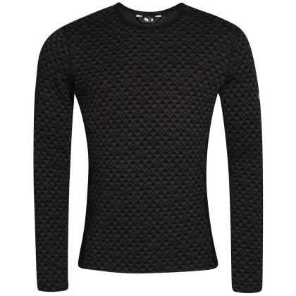 Чоловіча функціональна футболка Zulu Merino 240 Long чорний Black