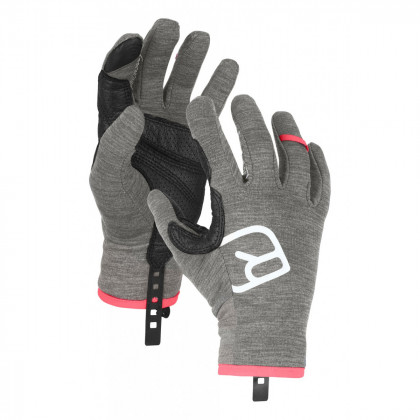 Жіночі рукавички Ortovox Fleece Light Glove W сірий