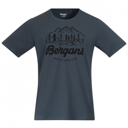 Чоловіча футболка Bergans Classic V2 Tee темно-синій