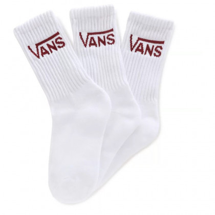Шкарпетки Vans Wm Classic Crew WMNs 6.5-10 3Pk білий/сірий