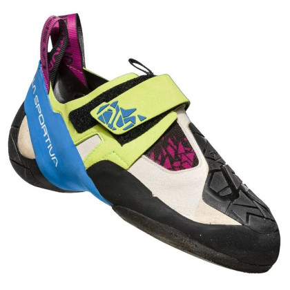 Жіночі скельники La Sportiva Skwama Woman жовтий/синій Apple Green/Cobalt Blue