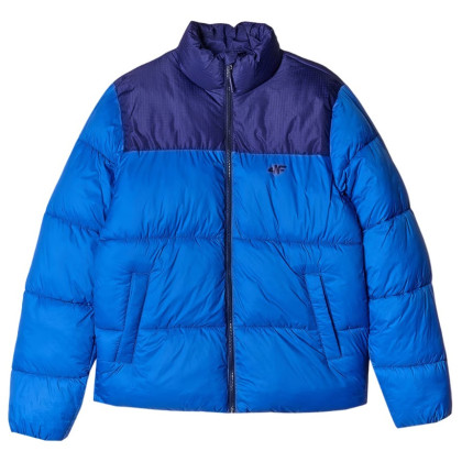 Чоловіча зимова куртка 4F Down Jacket M485 синій COBALT