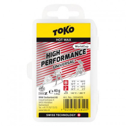 Віск TOKO World Cup High Performance universal 40 g Triplex