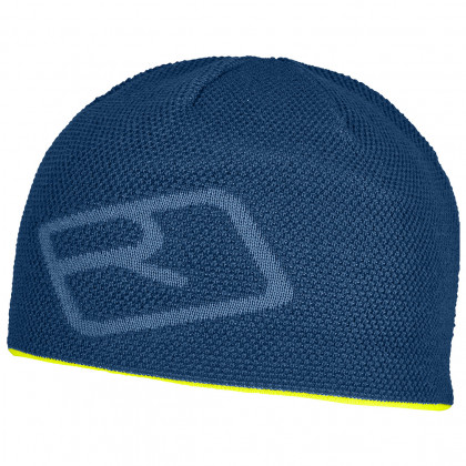 Шапка Ortovox Merino Logo Knit Beanie синій