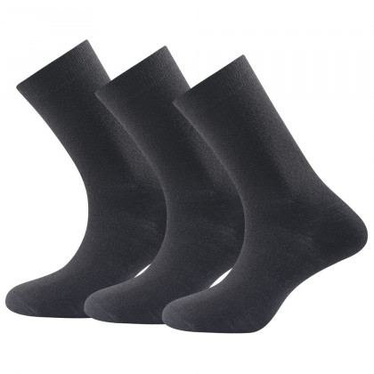 Ponožky Devold Daily medium light sock blk 3pk