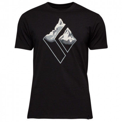 Чоловіча футболка Black Diamond Mountain Logo SS Tee чорний