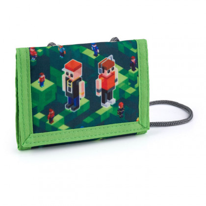 Гаманець Oxybag Dětská textilní peněženka темно-зелений
