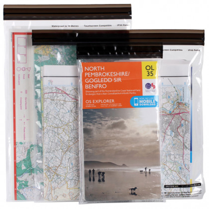 Дорожня кейс для документів LifeVenture DriStore LocTop Bags, For Maps сірий