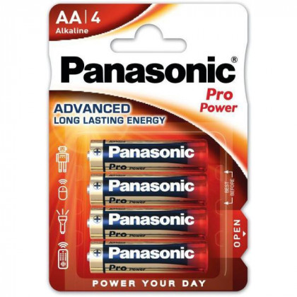 Акумулятор Panasonic Pro power gold AA/4 червоний/синій