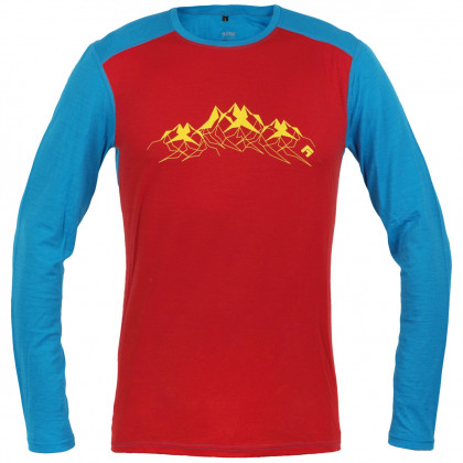 Чоловіча футболка Direct Alpine FURRY LONG червоний/синій