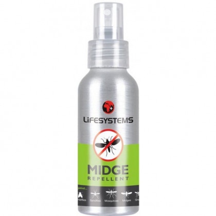 Repelent Lifesystems Midge Repellent - 100ml Saltidin spray šedá