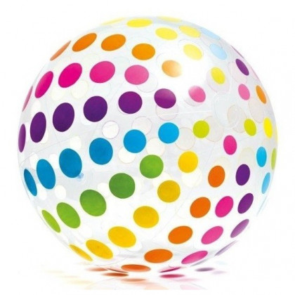 Надувний м'яч Intex Jumbo Ball 59065NP кольоровий мікс