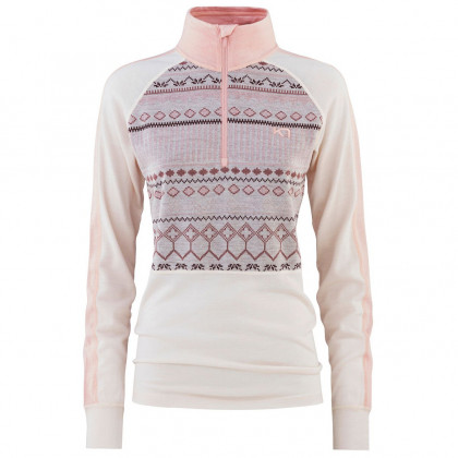 Жіночий светр Kari Traa Tuva Half Zip bílá/růžová