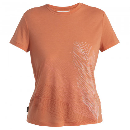 Жіноча функціональна футболка Icebreaker Women Merino Core SS Tee Plume помаранчевий