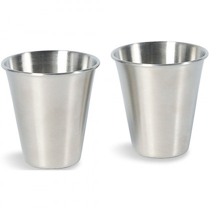 Nerezové panáky Tatonka Shot Cup Set šedá steel