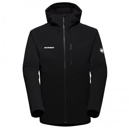 Чоловіча софтшелова куртка Mammut Ultimate Comfort SO Hooded Jacket Men чорний