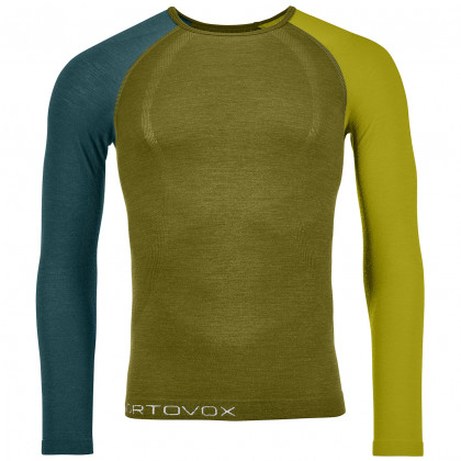 Чоловіча футболка Ortovox 120 Comp Light Long Sleeve M зелений