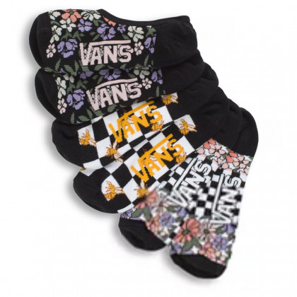Жіночі шкарпетки Vans Wm Garden Variety Canoodles 6.5-10 3Pk чорний/білий