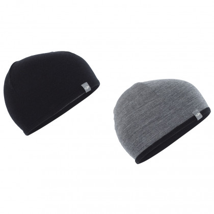 Шапка Icebreaker Pocket Hat чорний/сірий Black/Gritstone HTHR