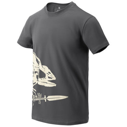 Чоловіча футболка Helikon-Tex T-Shirt (Full Body Skeleton) сірий Shadow Grey